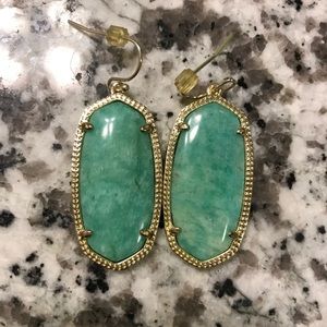 Kendra Scott Elle Drop Earrings Teal Magnesite
